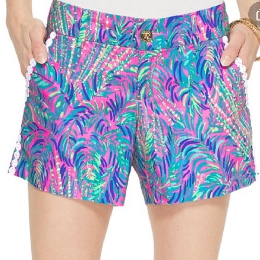 Size 8 NWT Lilly Pulitzer Callahan short pink sunset coco breeze